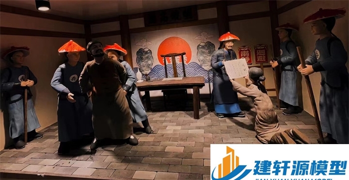 阳西陈规除恶绅微缩场景