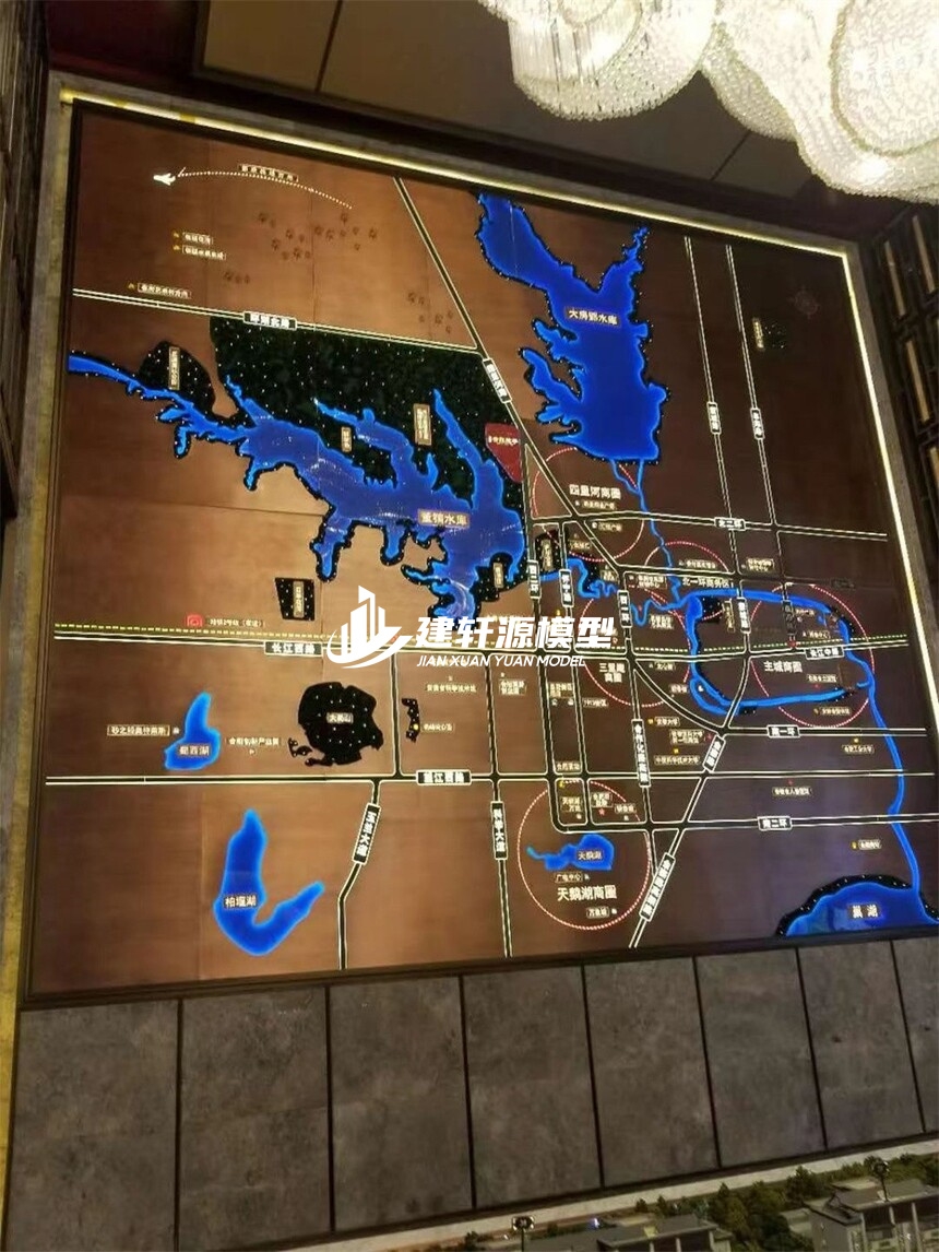 阳西区域壁挂模型制作