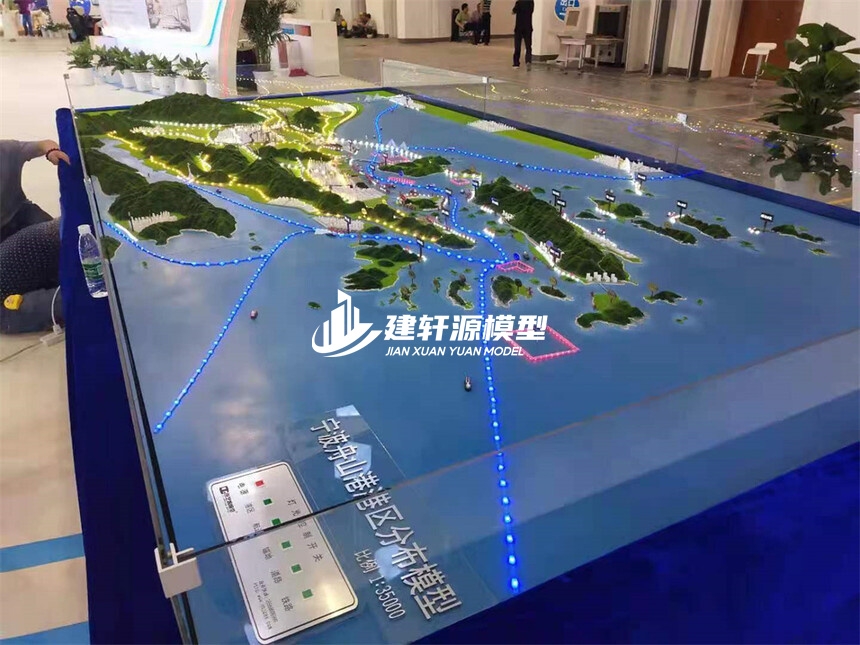 阳西地形地貌模型