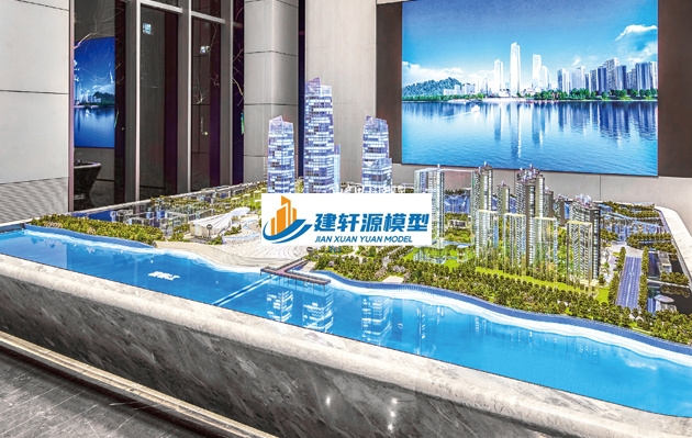 阳西富春-金茂星外滩模型