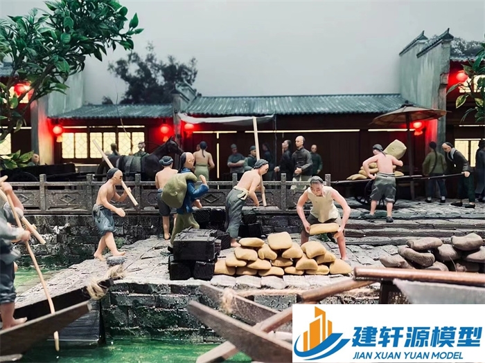 阳西博物馆江南水乡模型