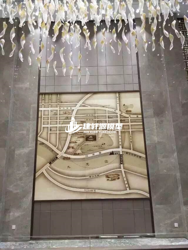 阳西木质壁挂模型